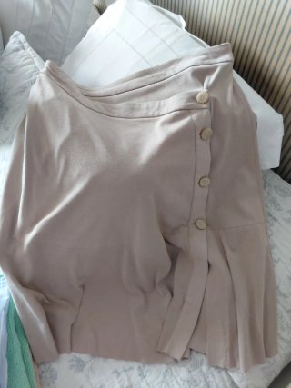 Falda Beige Zara Talla L
