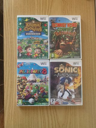 Lote 4 Juegos Wii