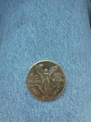 Réplica Moneda 50 Pesos Mexicanos