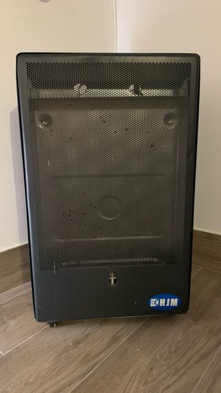 Estufa de gas HJM negra