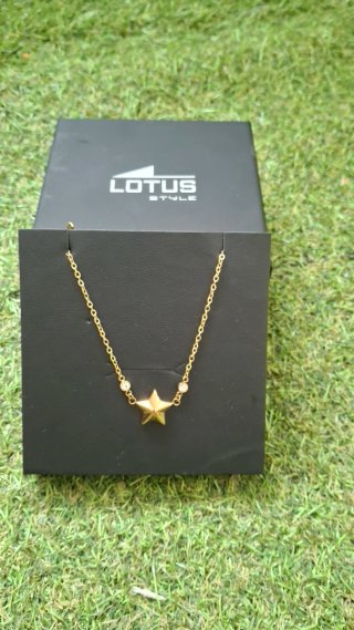 Pulsera Lotus Style dorada acero inox