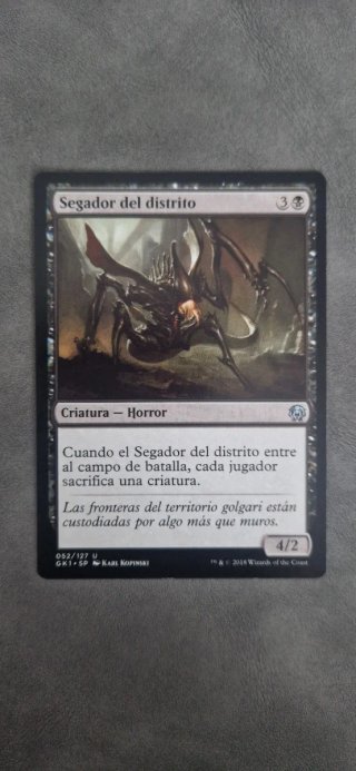 Carta Magic: Segador del distrito