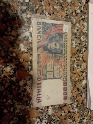 Banconota 50.000 Lire A. Canfarini Inc.