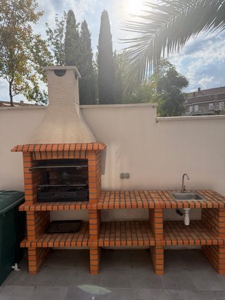 Barbacoa de Obra con Fregadero