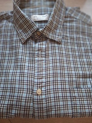 Camisa de cuadros Emidio Tucci T.5. Como nueva
