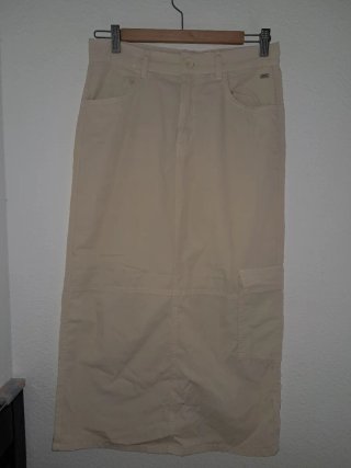 Falda Maxi Beige