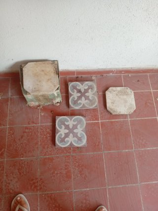 Baldosa hidráulica decorativa