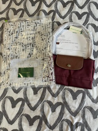 Bolso Longchamp Le Pliage Talla L Burdeos