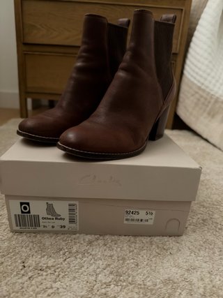 Botines Clarks Othea Ruby Marrones Talla 39