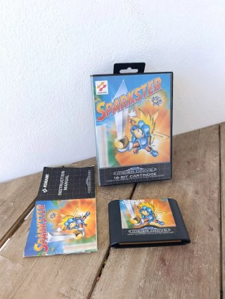Sparkster Sega Mega Drive Konami videojuego megadr