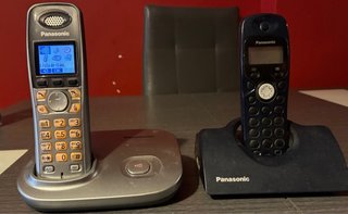 2 Teléfonos Inalámbricos Panasonic