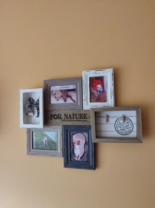 Portafotos Múltiple Estilo Rústico