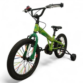BICICLETA INFANTIL MONTY 104 VERDE + RUEDINES