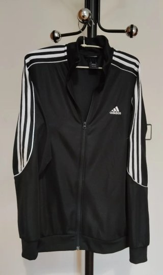 Chándal Adidas Negro. Chaqueta y pantalón. Talla L