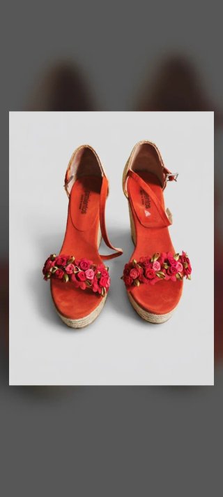 Sandalias Pimientos Rojas Talla 37