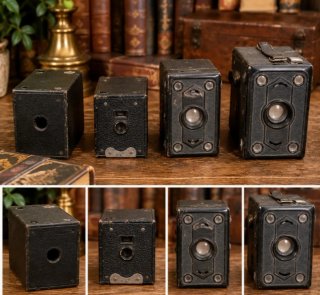 Lote de 4 vecchie fotocamere