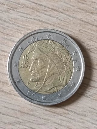 Moneda de 2 euros de Italia (2002)