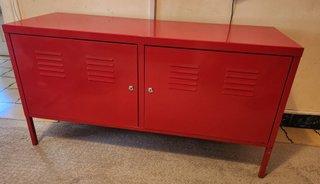 Mueble TV IKEA Rojo