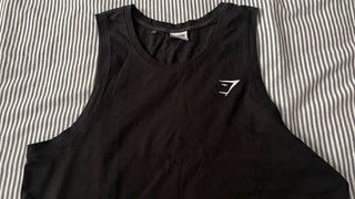 Camiseta de tirantes Gymshark negra