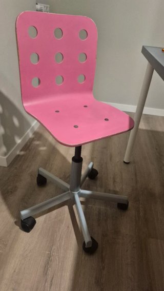 Silla de escritorio infantil rosa