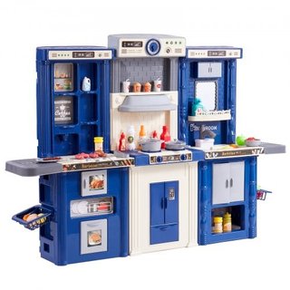 Kids Kitchen Playset, 3-in-1 Toddler Kitchen with