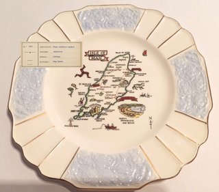 Plato de Cerámica Inglesa - Isle of Mann