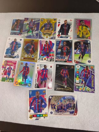 Lote de 17 cromos de Ousmane Dembélé