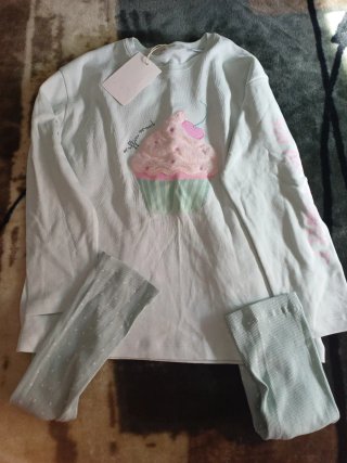 Pijama de niña Zara talla nueve diez