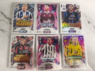 Lote de 6 Cartas Match Attax