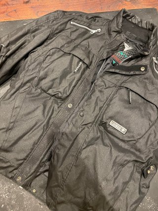 Chaqueta de moto REV'IT! negra