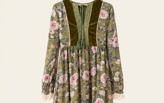 Vestido largo floral COCO NUTS