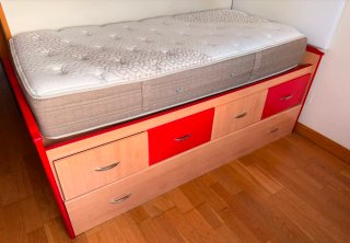 Cama Juvenil con Cajones