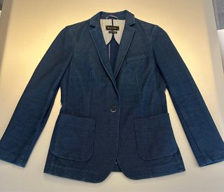 Blazer Azul Massimo Dutti