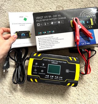 Cargador Bateria Coche Moto Uraqt