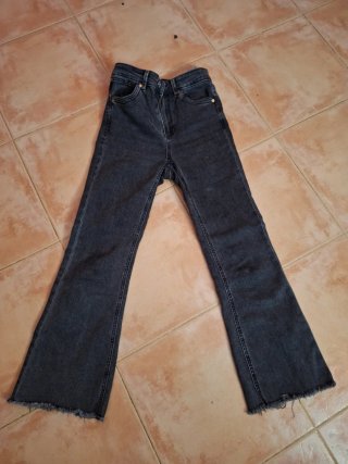 Pantalón Campana Negro