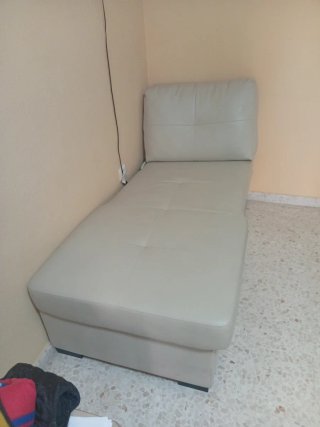 Sofá Cama Individual Beige