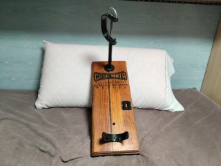 Jamonero casa Mata de hierro y madera vintage