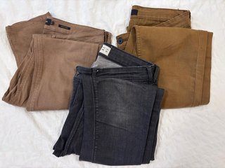 Lote 3 pantalones hombre Zara Massimo Dutti Pull