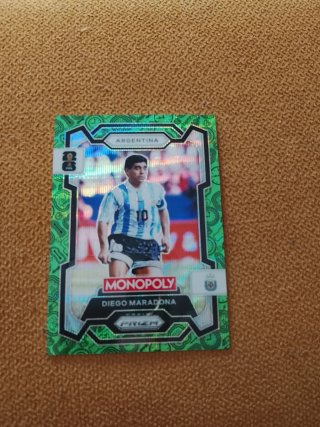 Cromo Prizm Monopoly Diego Maradona