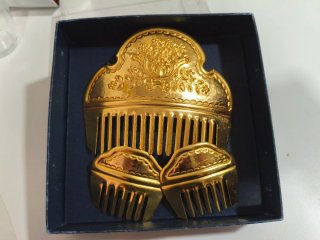 Peinetas Fallera para Niña Doradas