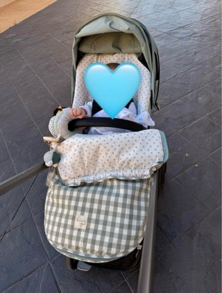 Saco de silla entretiempo Walking Mum verde