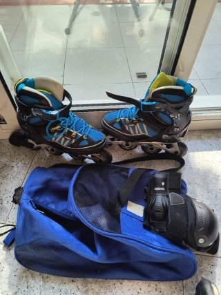 Patines Oxelo Ajustables Talla 38-41 + bolsa