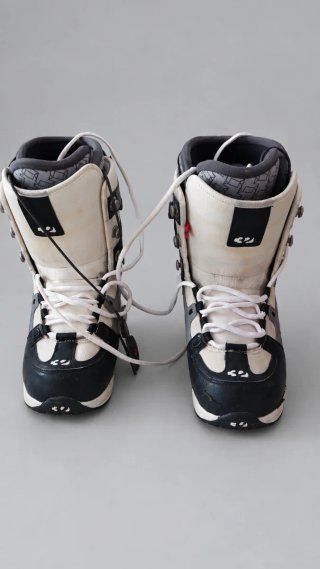 Botas de Nieve Blanco y Negro