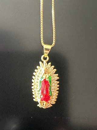 Colgante Virgen de Guadalupe Oro Golfi