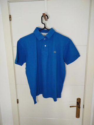 Polo Lacoste Turquesa Talla L