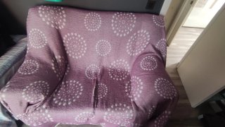 Sofá de 2 plazas con funda reversible