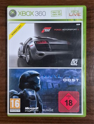 Forza Motorsport 3 y Halo 3 ODST (Xbox 360)