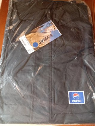 Chubasquero Negro Pepsi J&MA'S Talla XL