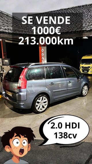 Citroen Grand C4 Picasso con avería
