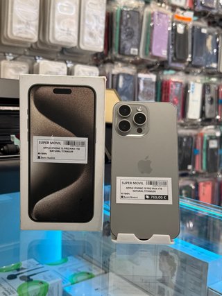 iPhone 15 Pro Max 1TB Titanio Natural